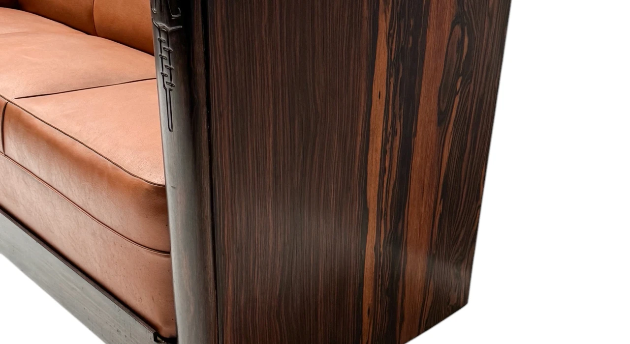 Art Deco Amsterdamse School Bench by Daniêl van Dorp for Gebroeders Reens